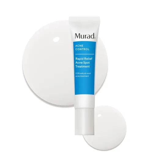 Murad Rapid Relief Acne Spot Treatment - Fast-Acting Blemish Spot Treatment with 2% Salicylic Acid, Pine & Thyme Complex, Horse Chestnut and Oat - Clear Gel Treats Acne & Soothes Skin Fast 0.5 Ounce (Pack of 1)