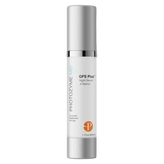 DNA Repair Enzymes GFS Plus Facial Night Serum - 0.5% Retinol for Aging Skin, Beauty Skincare Treatment for Fine Lines, Wrinkles, Acne Scars - UV Dark Spot Corrector, Non Irritating - 1.7 1.7 Fl Oz (Pack of 1) 0.5% Retinol
