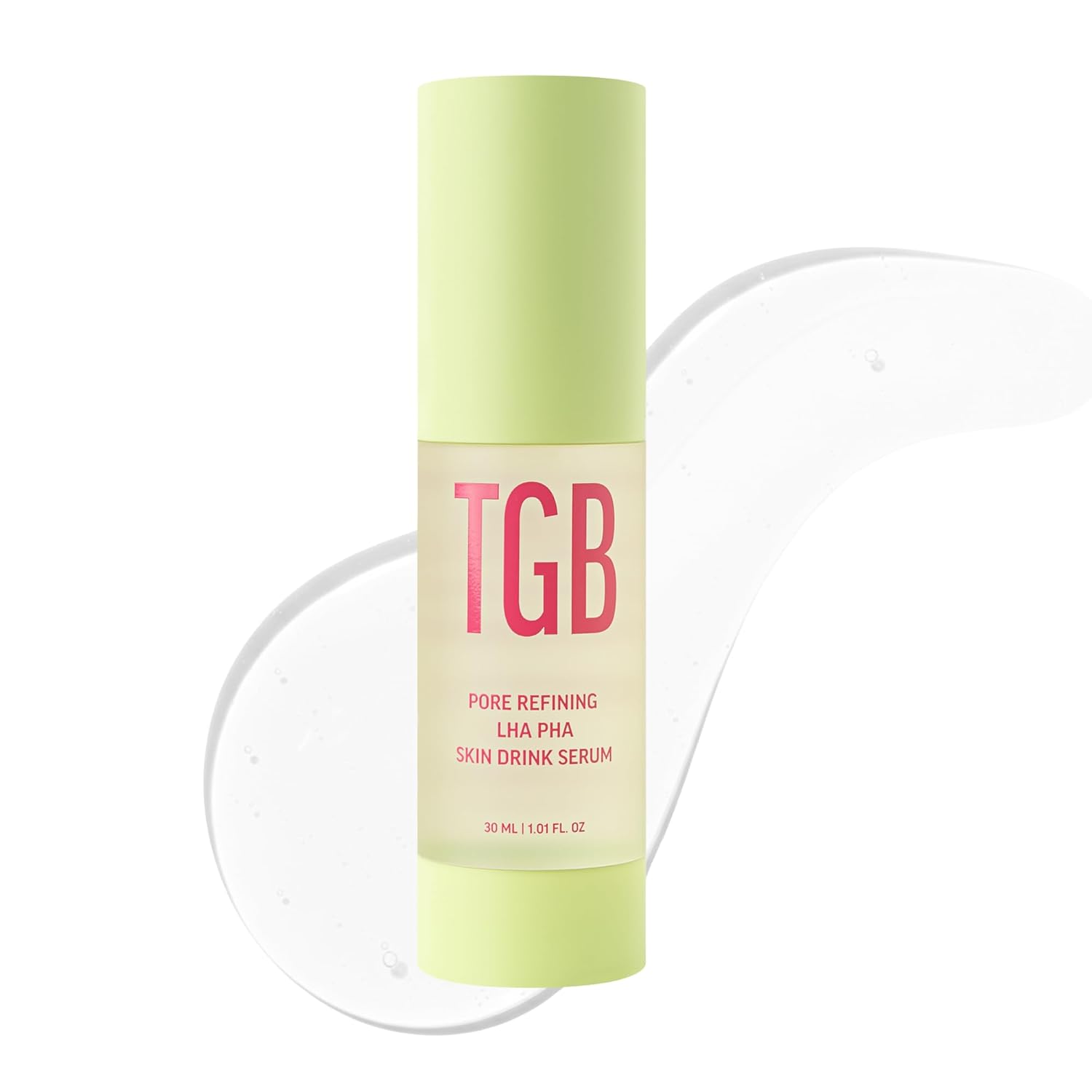 Pore Refining LHA PHA Skin Drink Serum – Korean HA Serum for Face 1.01 fl oz - Exfoliating & Hydrating Treatment for Oily Skin, Enlarged Pores & Uneven Skin Texture