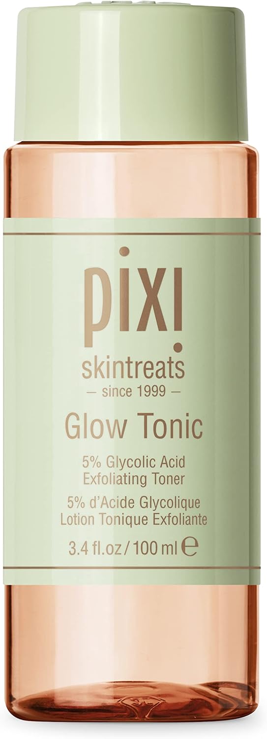 Glow Tonic Balancing Face Toner Glycolic Acid for Radiant Skin Daily Brightening Toner (3.4 fl oz / 100 ml,) 100ml / 3.4 Fl Oz