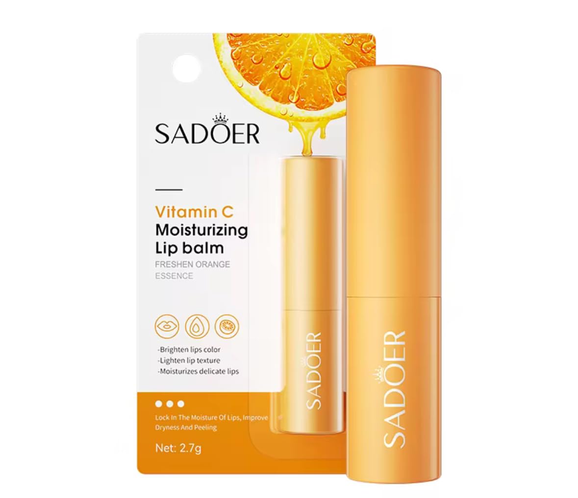 Sadoer Orange Vitamin C lip balm