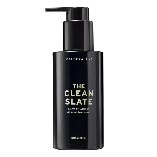 Caldera + Lab The Clean Slate - Men's Organic Foaming Facial Cleanser for Dry, Sensitive, & Normal Skin – Vegan, Natural & Antioxidant Packed Exfoliating Face Wash