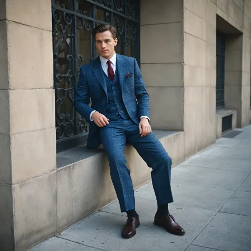 How black watch plaid elevates men's fashion