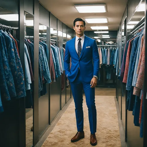 How to choose the perfect tie for a blue suit