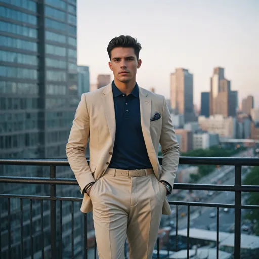 How to master wearing a polo with a blazer for a modern look