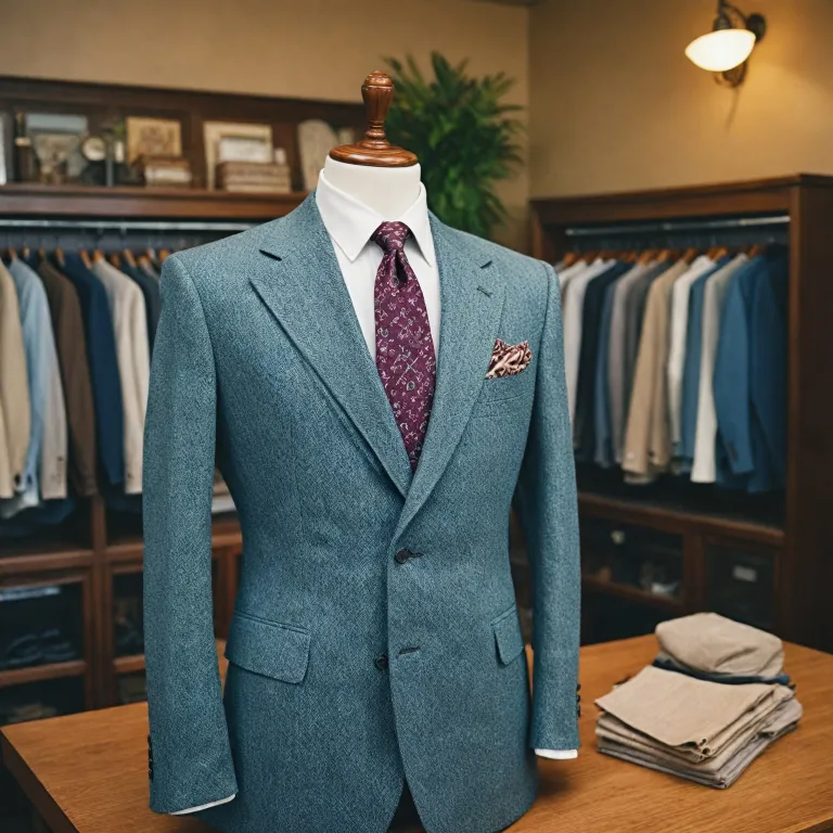Elevate your style with a herringbone sport coat