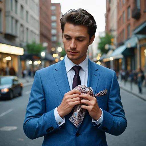 Mastering the art of pocket chief folding for modern men