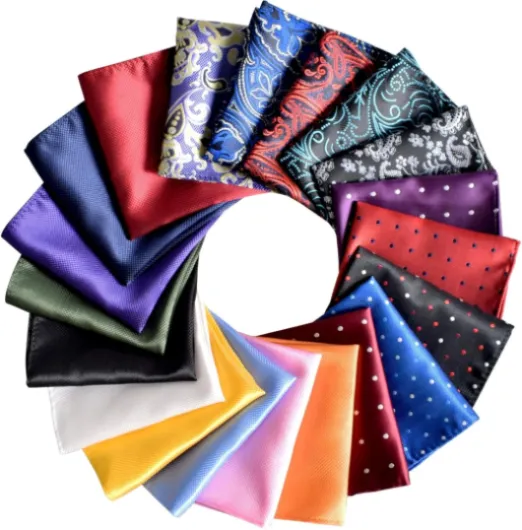 Jeatonge Pocket Squares for Men 20 Pack Mens Pocket Squares handkerchiefs Set Assorted Colors with Box