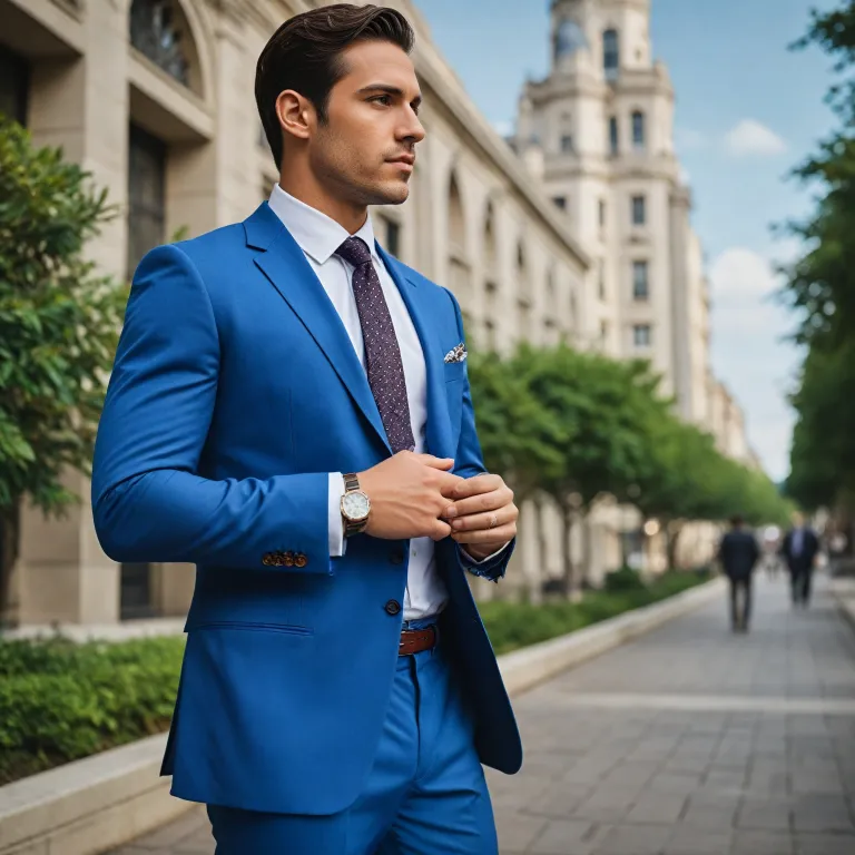 How to elevate your style with a french blue suit
