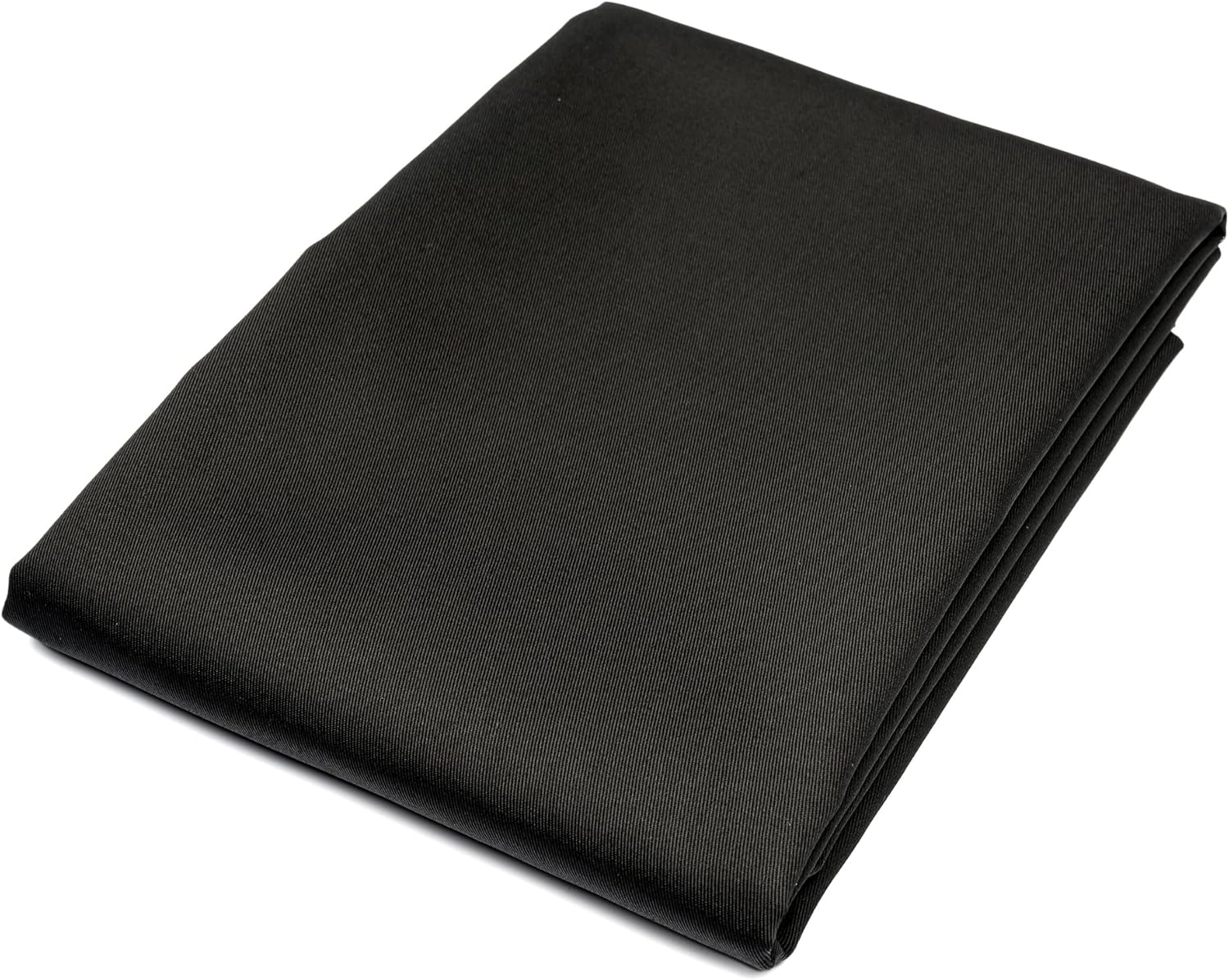 Pico Textiles 1 Yard Black Poly Cotton Twill Fabric - 65% Polyester 35% Cotton - 60" Wide - Sold by The Yard - for Pants, Jackets, Skirts, Upholstery, and Work Uniforms 1 Yard Bolt Black