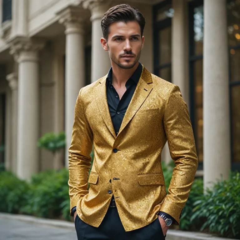 How to style a gold dress shirt for men who love fashion