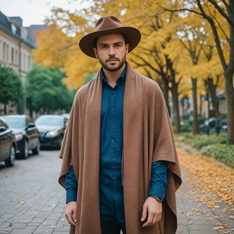 Why every man should consider a cashmere poncho for effortless style