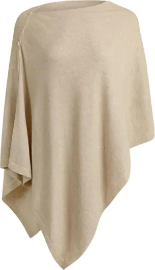 Women's Versatile Knitted Shawls Scarf Poncho Sweater with Buttons Lightweight Spring Summer Fall Wraps A-barley Twist