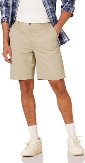 Men's Classic-Fit 9" Chino Shorts 36 Khaki