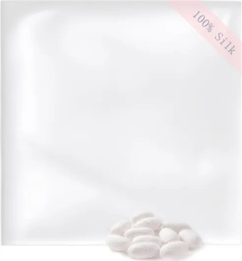 Mulberry Silk Pocket Squares for Men 22 Momme 100% Silk Handkerchief for Men 11"x11"- Suit Pocket Squares Solid Color White