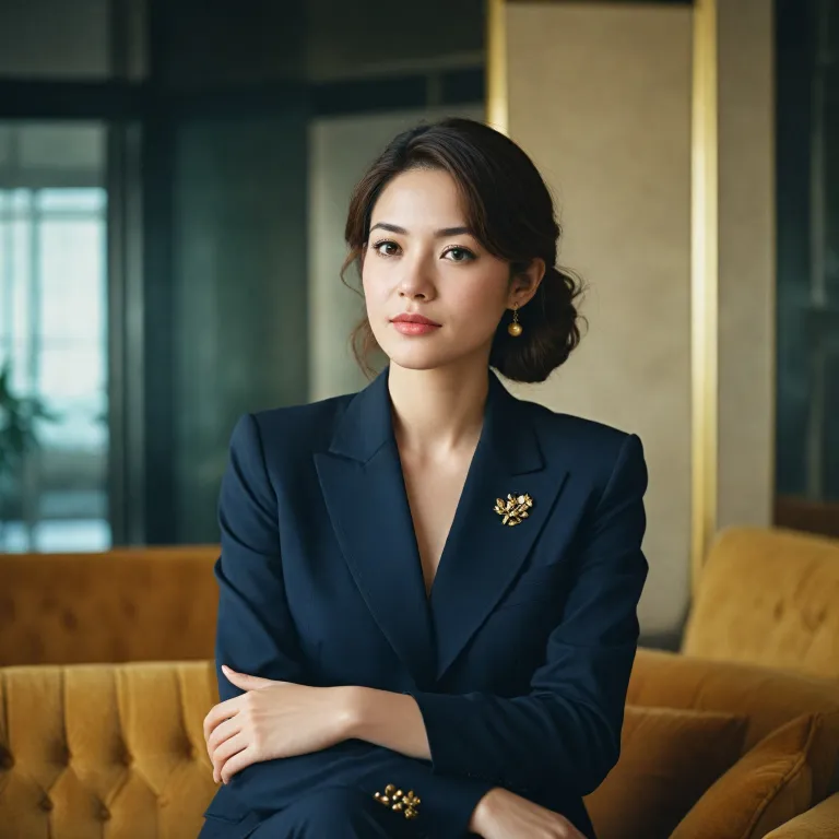 Elevate your style: mastering the black suit with gold accents