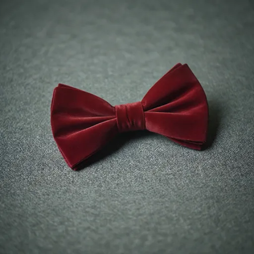 Elevate your style with a velvet bow tie