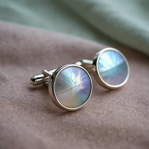 Elevate your style with elegant mother of pearl cufflinks
