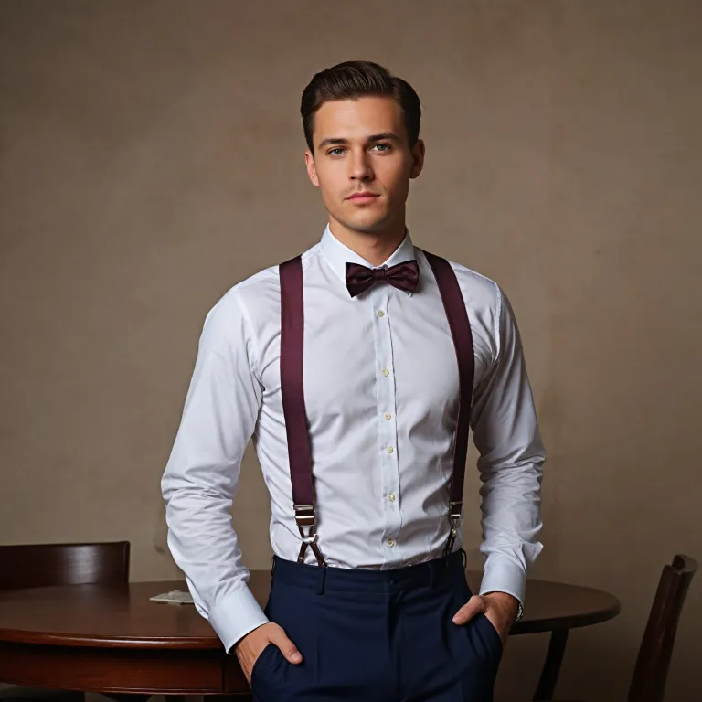 How to master the art of wearing suspenders with a vest