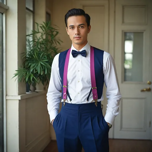 Mastering the art of cummerbund and braces for modern men's style