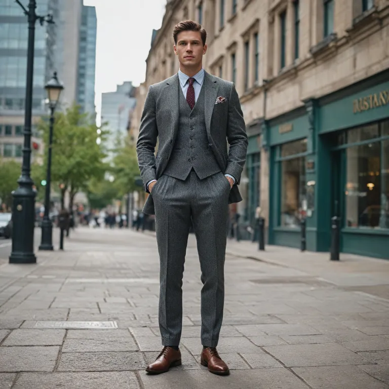 Elevate your style with mens tweed trousers: a timeless staple