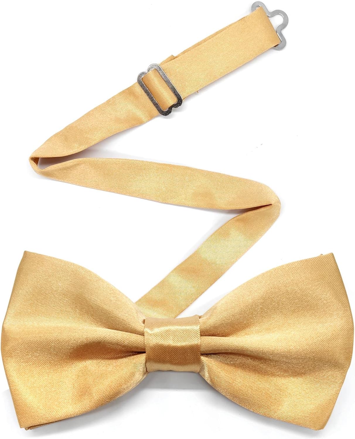 Adjustable Bowtie, Men BowtiePre-Tied Bow Tie for Parties Champagne