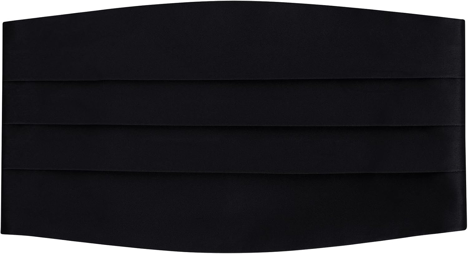 S.H - Churchill & Co - Men's Adjustable Satin Cummerbund - Black