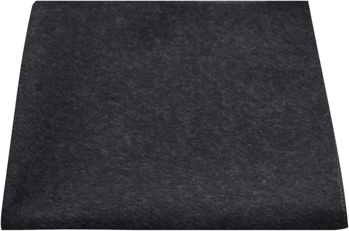 King & Priory Luxury Black Donegal Tweed Pocket Square, Handkerchief, Tweed