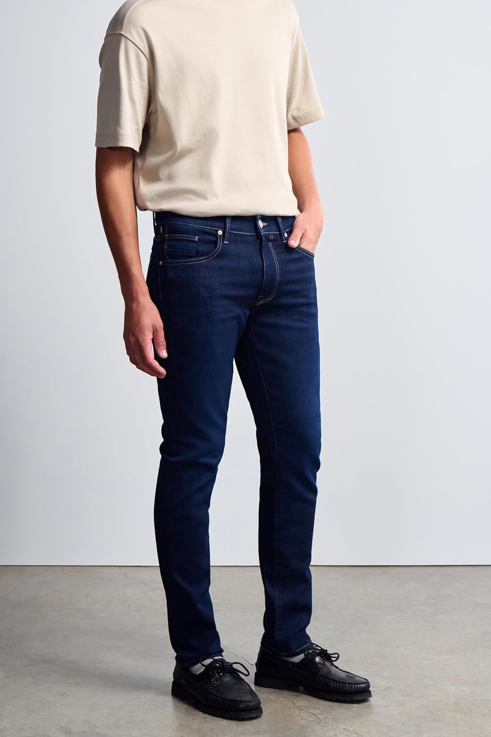 Ride Men's Regular Rise Slim Leg Jeans 29W x 30L Rinse Brushed