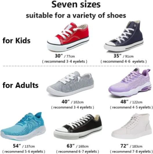 3 Pair Flat Shoe laces, 5/16" Wide Shoelaces for Athletic Running Sneakers Shoes Boot Strings White 48"