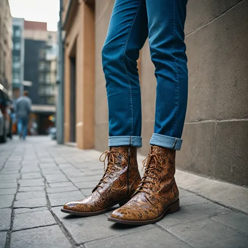 Why python snake boots are making waves in men's fashion