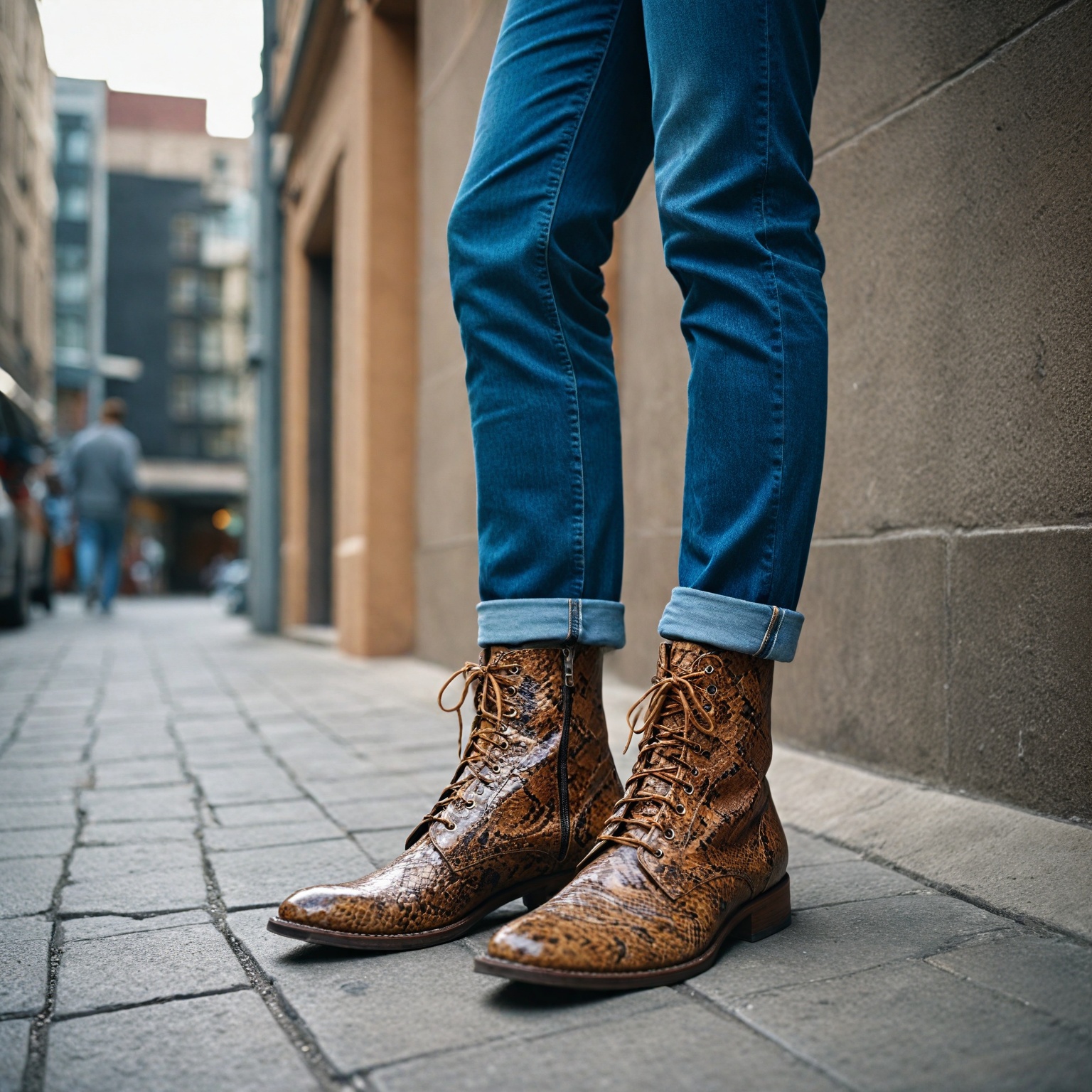 Why python snake boots are making waves in men's fashion