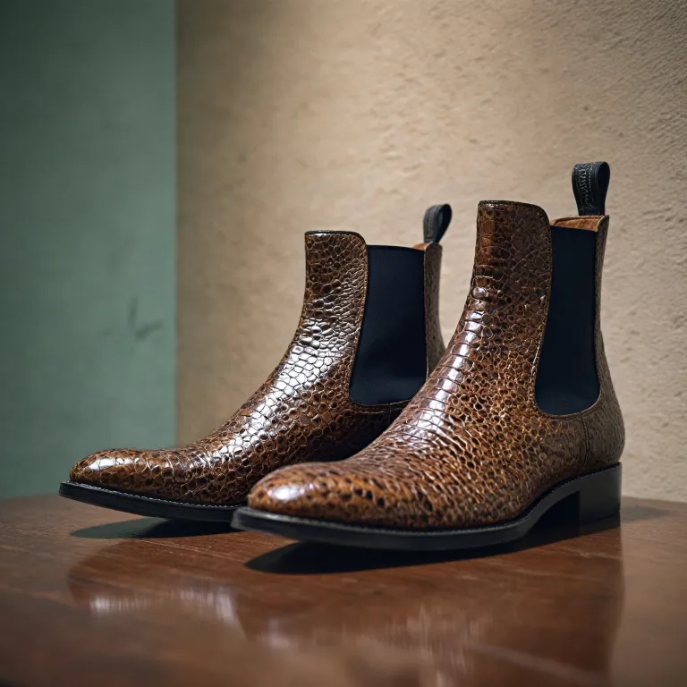Why lizard skin boots are making a statement in men's fashion