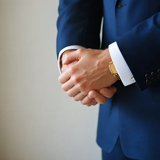 Gold cuff links as the quiet power move in modern menswear