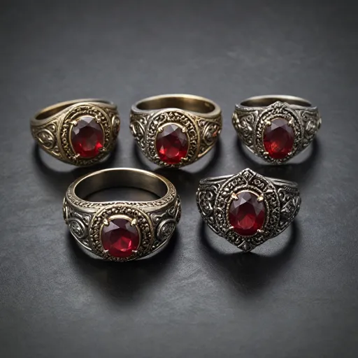 Garnet rings for men who want refined colour and character