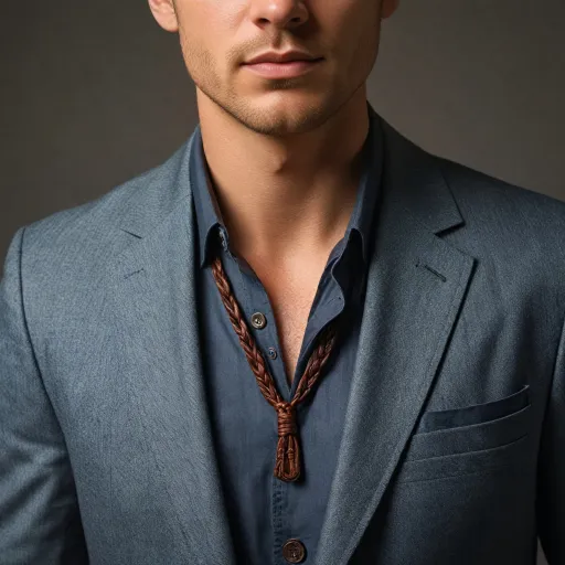 Refined style: how a leather necklace for men elevates modern masculinity