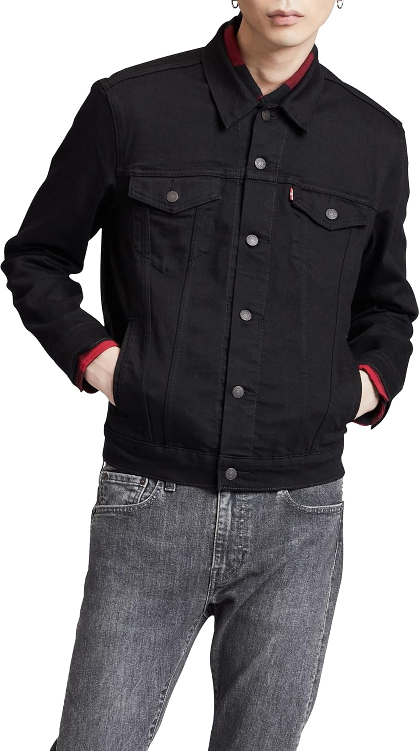 Levi's Men's The Trucker Jacket, Denim Jacket L Dark Horse