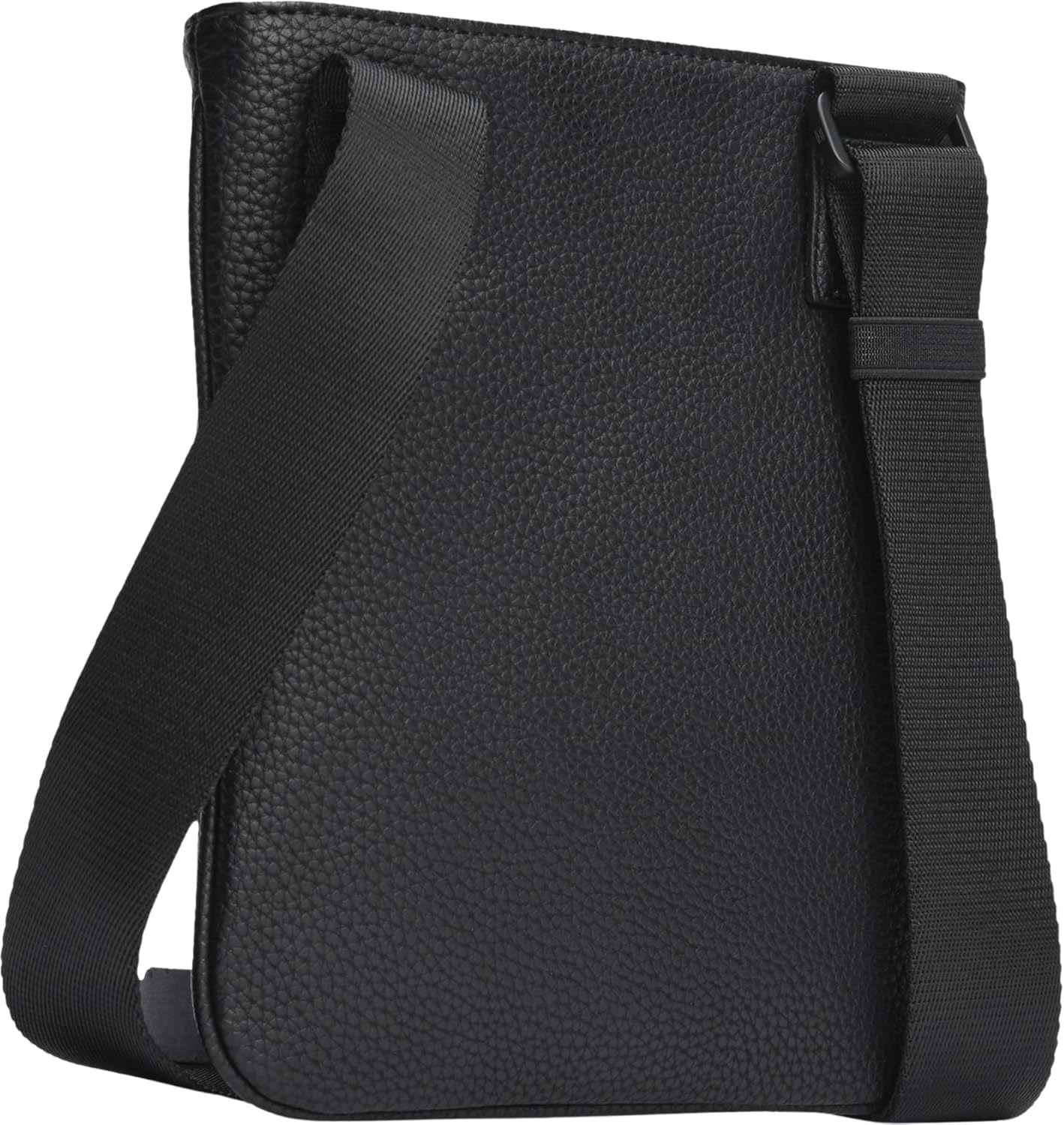 Tommy Hilfiger Men’s Essential PU Mini Crossover Bag, Black (Black), One Size