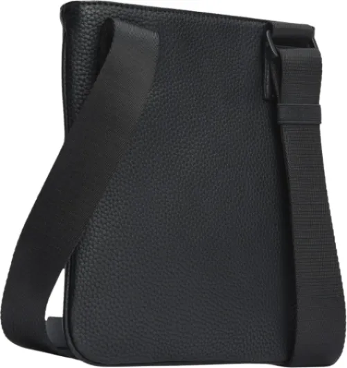 Tommy Hilfiger Men’s Essential PU Mini Crossover Bag, Black (Black), One Size