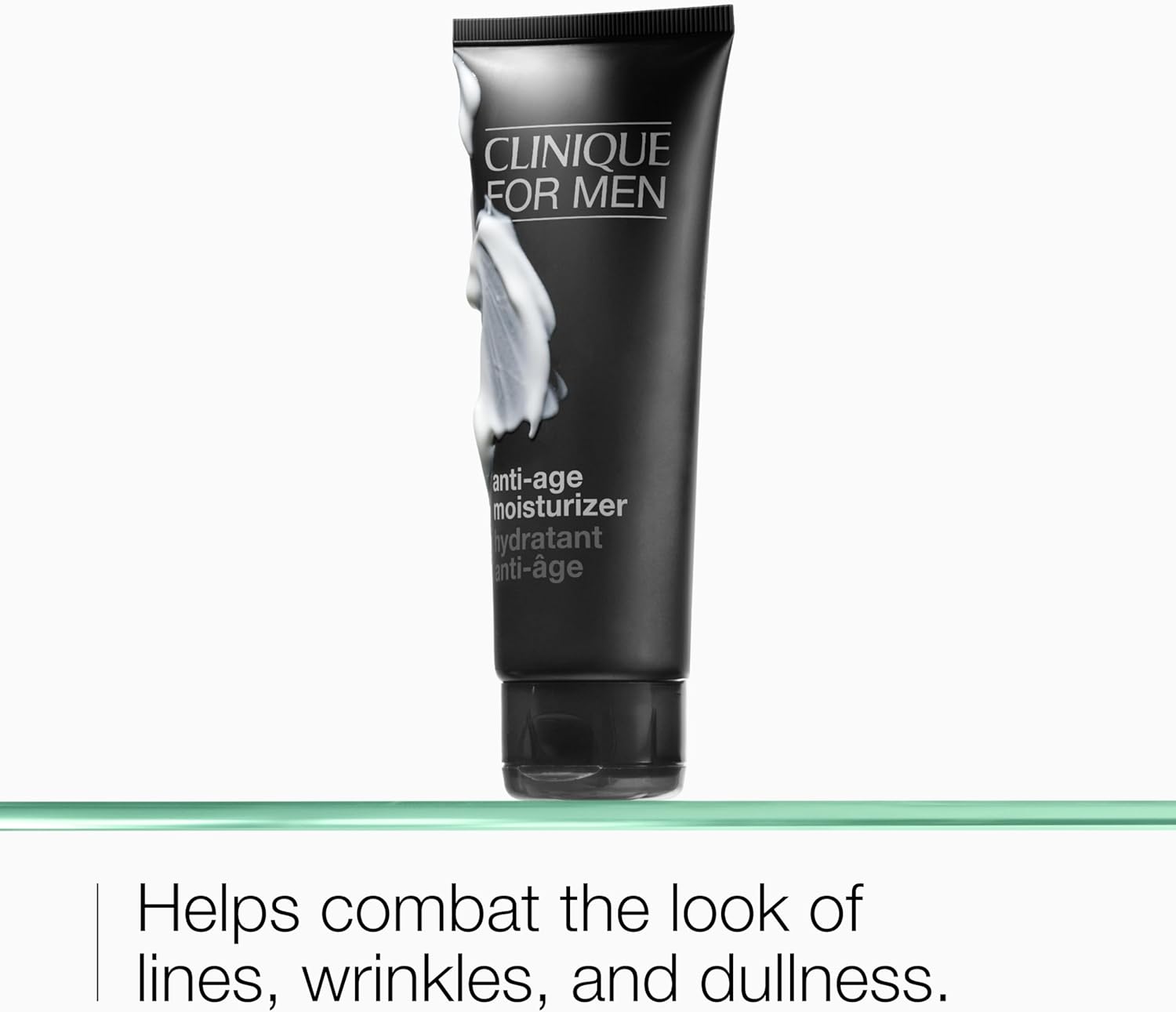 Clinique For Men Daily Face Moisturiser With Hyaluronic Acid, Glycerin and Vitamin E, Anti-Ageing, Hydrating + Brightening