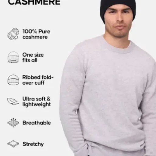DANISH ENDURANCE 100% Cashmere Beanie Review: light, warm, but not as premium as the price suggests