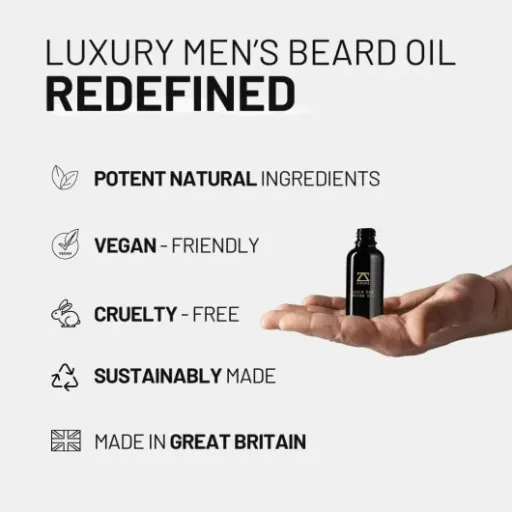 ZOUSZ Gold Oud Beard Oil Review: strong scent, decent care, premium price