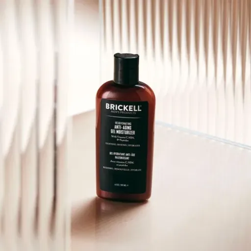 Brickell Men's Rejuvenating Anti-Aging Gel Moisturizer Review: a light gel that feels good but won’t shave 10 years off your face