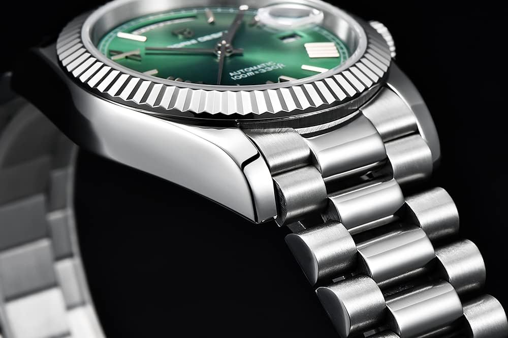DD36 Men's Watches Luxury Automatic Watch Men AR Sapphire Glass Mechanical Wristwatch Men 10Bar ST16 Movt Pd1752-green-cj