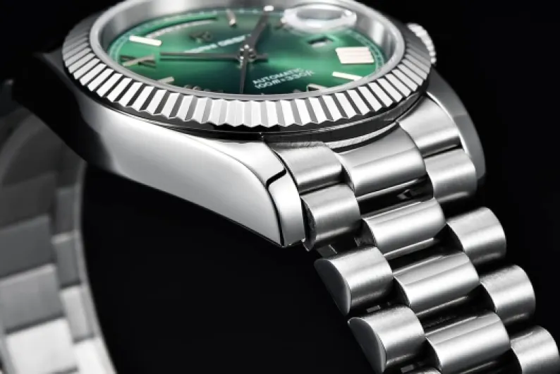 DD36 Men's Watches Luxury Automatic Watch Men AR Sapphire Glass Mechanical Wristwatch Men 10Bar ST16 Movt Pd1752-green-cj