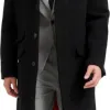Mens Black Overcoat Wool & Cashmere Covert Coat Review: a sharp winter coat that keeps things simple