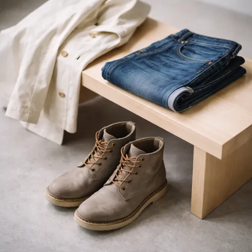 Workwear into late spring: chore coats, raw denim and the leather boots that bridge seasons