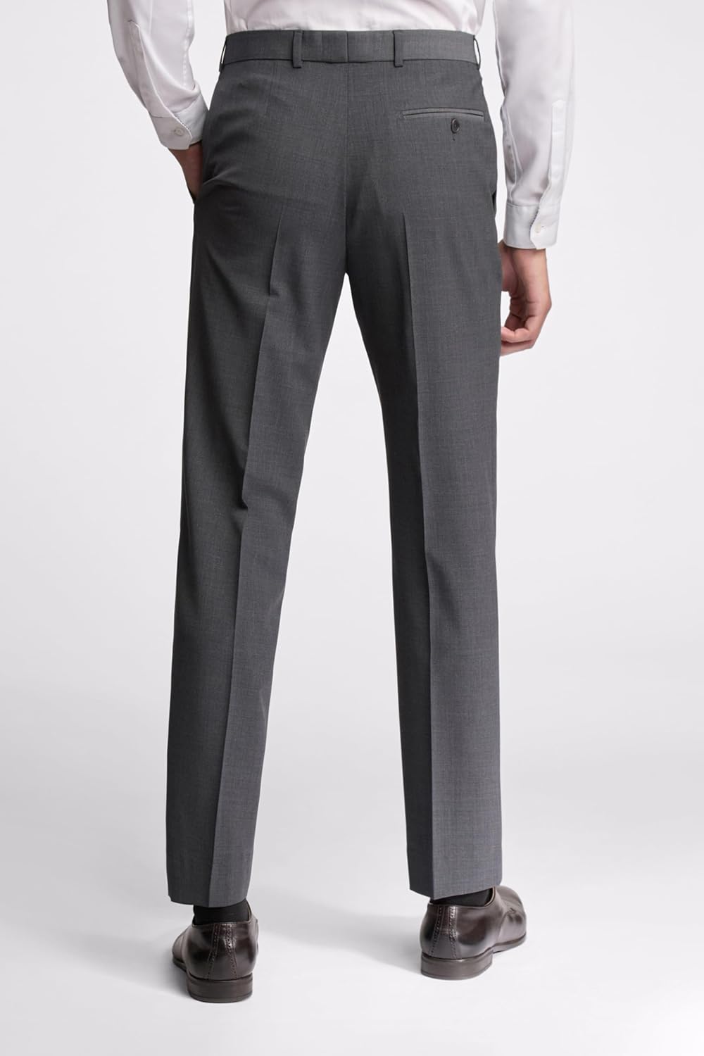 Ted Baker Men's Premium Panama Slim Fit Trousers Suit Pants 36W Charcoal