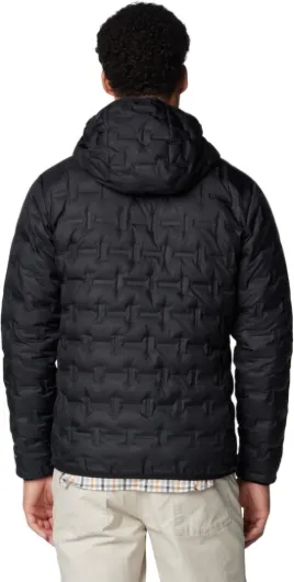 Men's Delta Ridge™ II Down Hooded Jacket Hooded Puffer Down Jacket (pack of 1) M Black