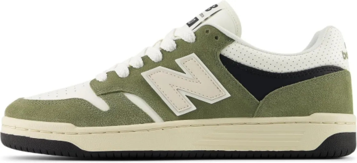New Balance Men's 480 V1 Sneaker 10 UK Dark Olivine Sea Salt